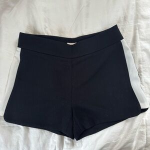 J. Crew High Rise Black and White Short